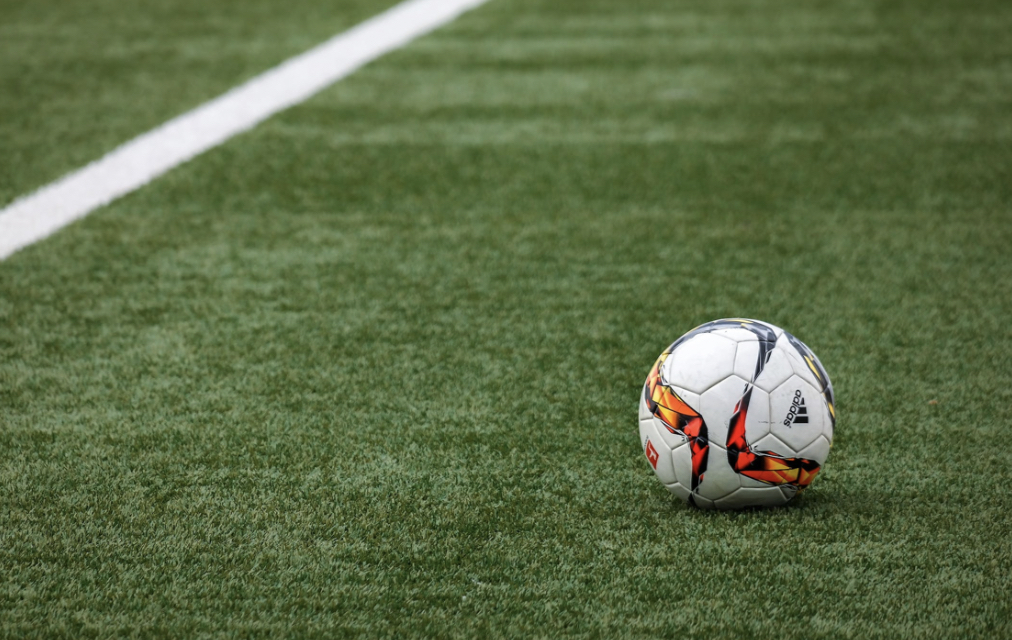 Soccer ball on a field