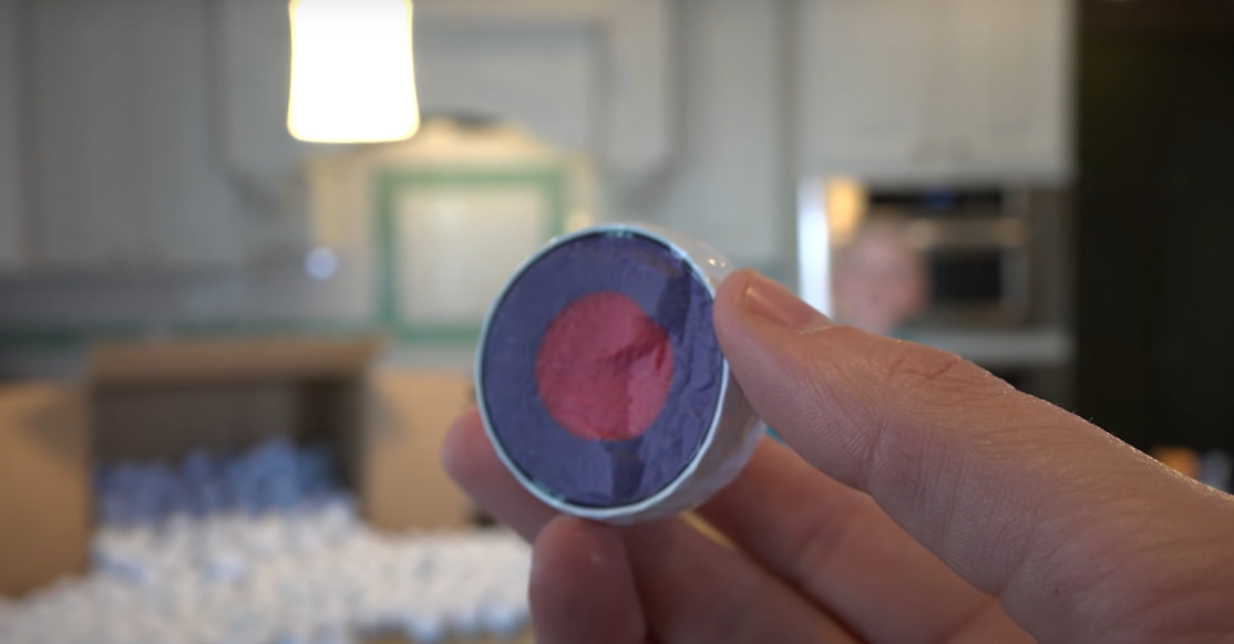 Golf ball, inside view